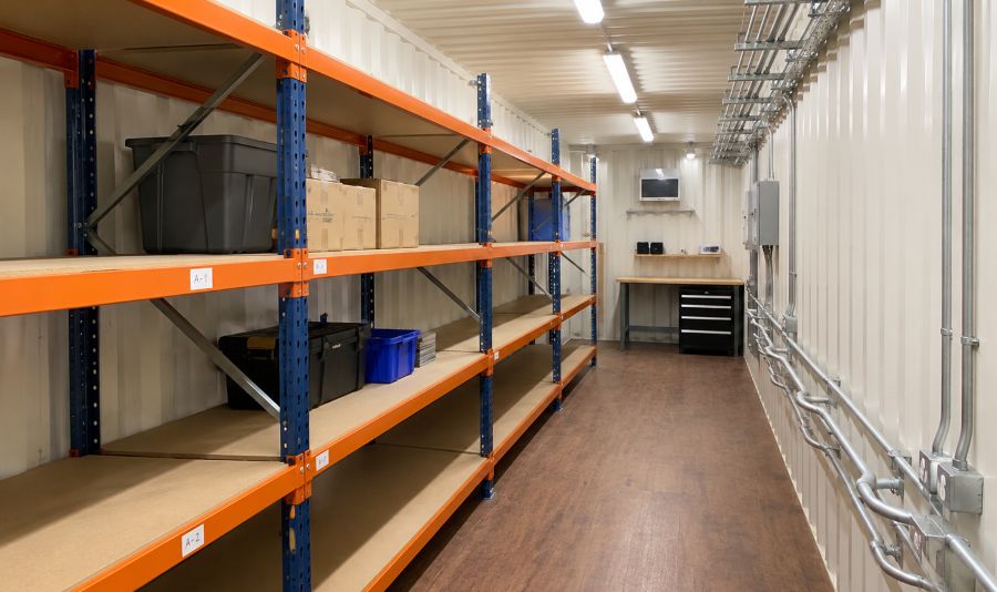 adecuacion contenedores para bodega